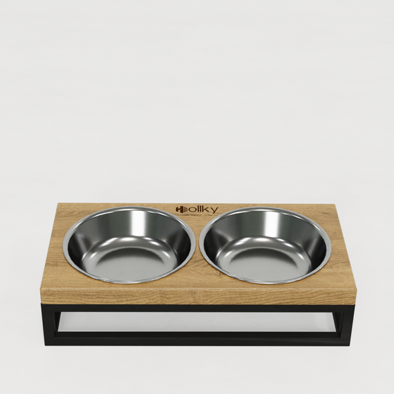 Миски на подставке для маленьких собак и котов Hollky Base XS (2 × 0,25 л) BXS-28145-BLNT | Зображення 5