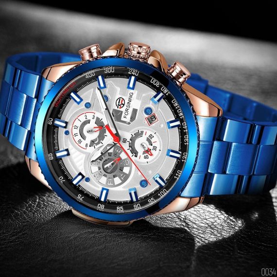 Forsining 6909 Blue-Cuprum-White | Зображення 1