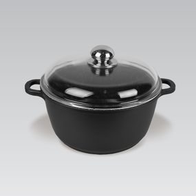 Каструля Maestro MR-4616C, 1 л, 16 см, алюмінієва з кришкою та антипригарним покриттям
