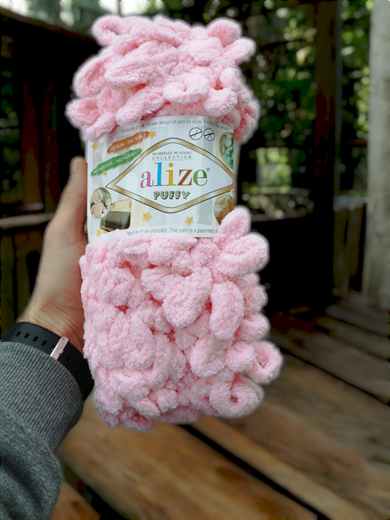 Пряжа Alize Puffy 638 ализе пуффи плюшевая | Зображення 1