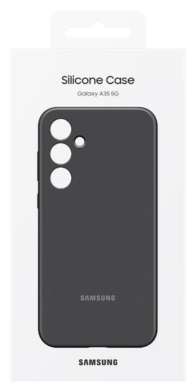 Чохол Samsung A35 Silicone Case EF-PA356TBEGWW Black | Зображення 6