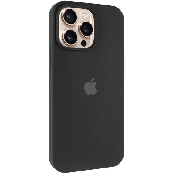 Чехол Silicone Case Full Protective (AA) для Apple iPhone 14 Pro (6.1") Черный / Black