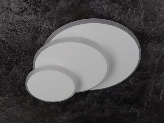 Сучасний креативний світильник стельовий LED для кухні ванної офісу 25472 Білий 7х25х40 см. | Зображення 2