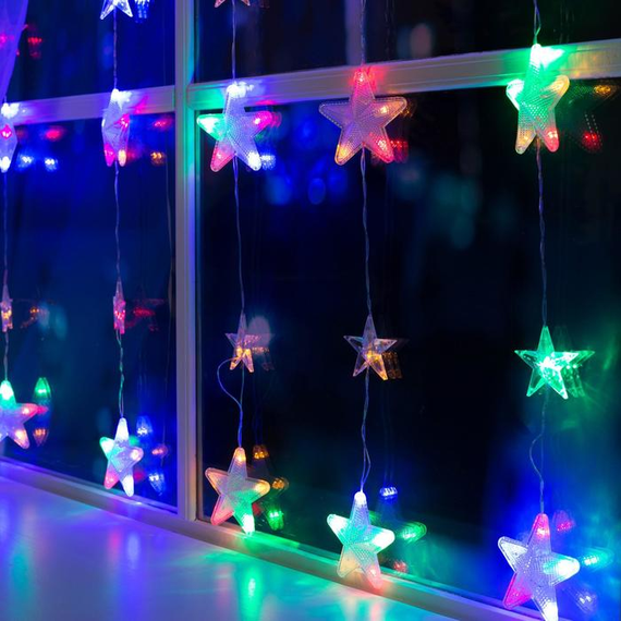 Гірлянда штора Зорепад 120L на мідний пров 3M*180CM Мультикольорова XPRO (47685-8175_347) | Зображення 3