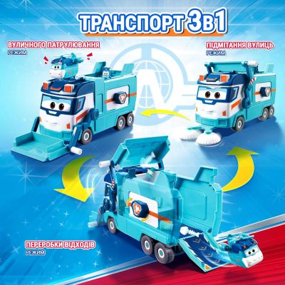 Ігровий набір Super Wings Вантажівка Марка для сміття та прибирання (EU770854) | Зображення 2