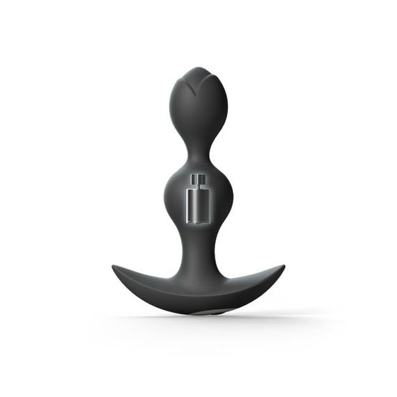 Анальний стимулятор, гнучкий з вібрацією Love To Love TWINNY BUD Black | Зображення 1