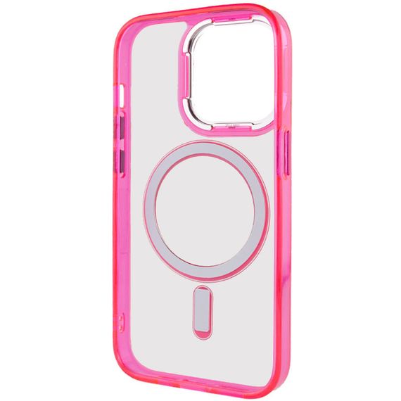 Чехол TPU Iris with MagSafe для Apple iPhone 14 Pro (6.1") Малиновый | Зображення 3