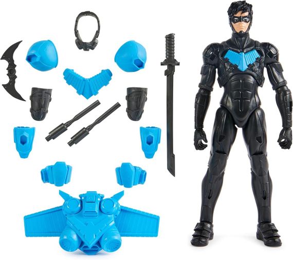 Оригинал DC Comics Batman Adventures Nightwing Бэтмен 30 см игровая фигурка Найтвинг с комплектом брони | Зображення 2