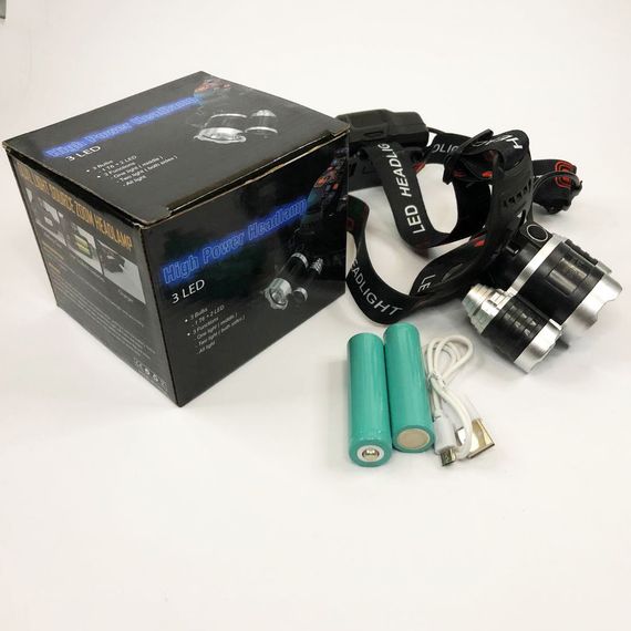 Фонарь на голову со встроенным аккумулятором Police, Фонарь на голову диодный Легкий фонарик LQ-54 | Зображення 9