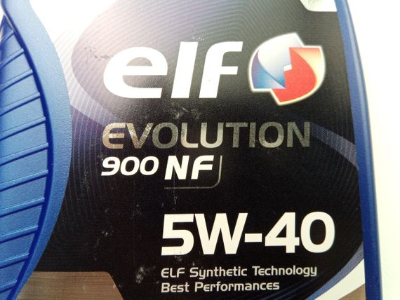 Олива моторна 5W-40 синтетична ELF Evolution 900 NF 1 л. (216649) (194875) | Зображення 1