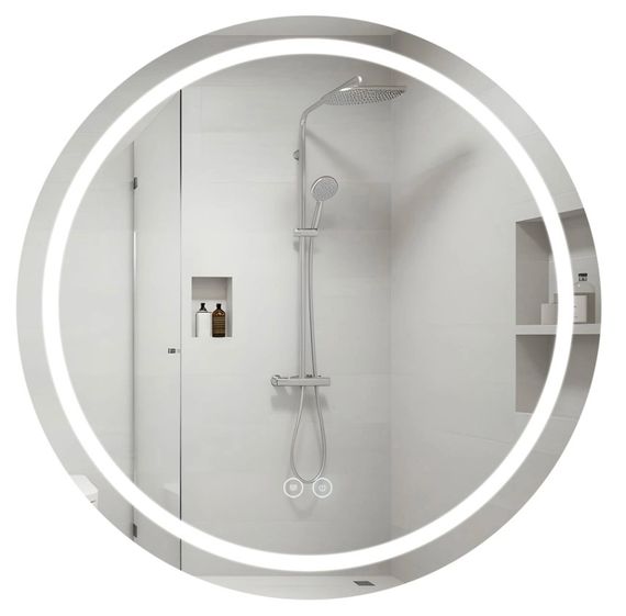 Дзеркало Qtap Mideya з LED-підсвічуванням Touch QT2078NCR8080W