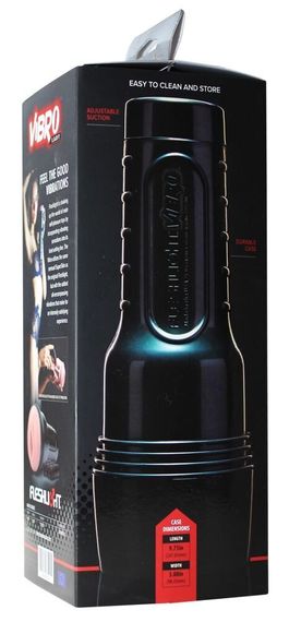 Мастурбатор з вібрацією Fleshlight Vibro Pink Lady Touch, три віброкулі, стимулювальний рельєф | Зображення 4