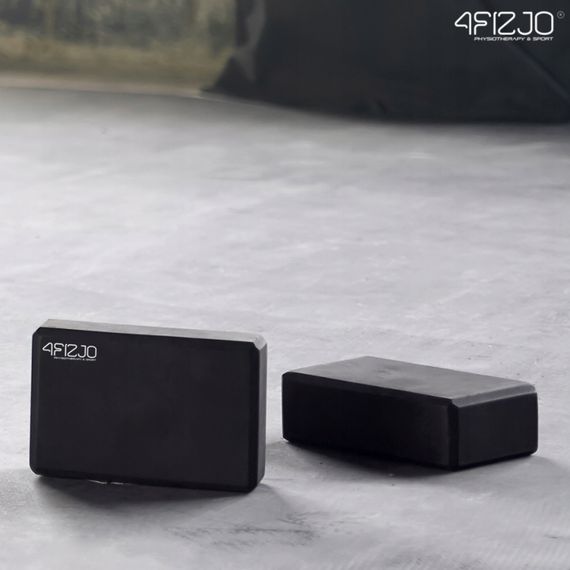 Блок для йоги 4FIZJO Black 4FJ1387 (P-5907222931387) | Зображення 2