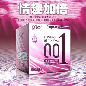 Латексні ультратонкі текстуровані презервативи OLO-ZERO 001 Purple, 10 шт sexstyle