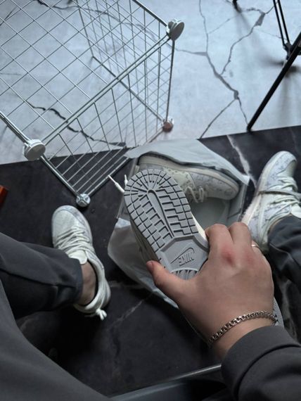 Кросівки демісезонні Nike SB x Louis Vuitton колір: білий-синій | Зображення 6