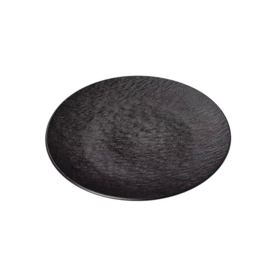 Тарілка сервірувальна порцелянова 25 см чорна HP-7-727 | Зображення 2