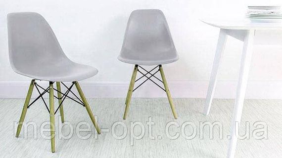 Стул Eames DSW золотистый пластик, дизайн Charles & Ray Eames | Зображення 7