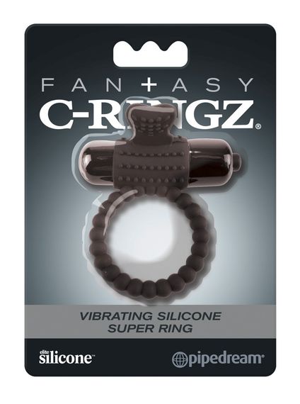 Віброкольцо зі стимуляцією клітора C-RINGZ Sex Aura