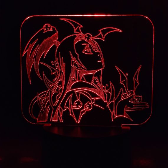 Акриловий світильник-нічник Дейдара червоний tty-n000501