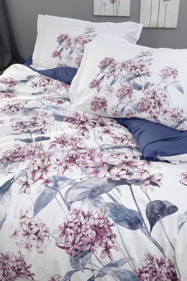 Постільна білизна First Choice 3D Satin 200×220 Luanda Blue | Зображення 1