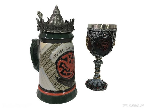 Подарочный набор Кружка Game Of Thrones House Targaryen Fire And Blood Игра Престолов и... | Зображення 2