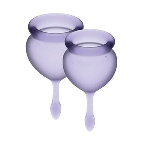 Менструальні чаші Satisfyer Feel Good, Фіолетові