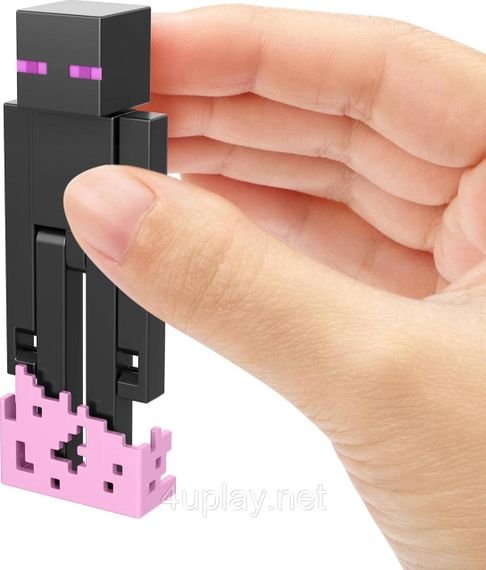 Игровой набор Майнкрафт с Эндерменом Оригинал Mattel Minecraft 2-Pack with Enderman | Зображення 4