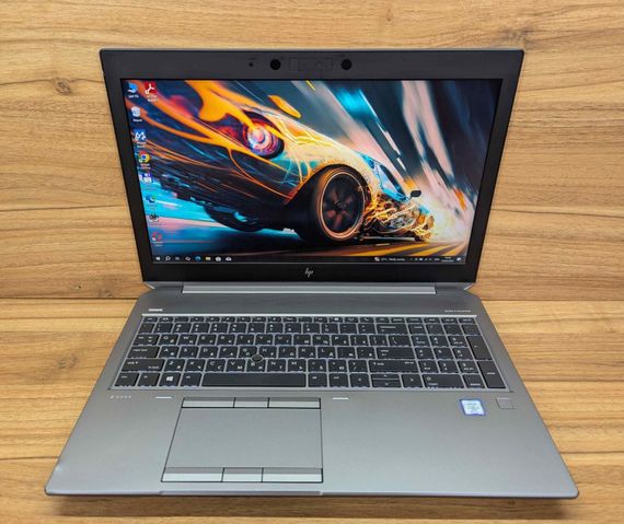 Мобильная рабочая станция Б-класс HP zBook 15 G6 / 15.6" (1920x1080) IPS / Intel Core i7-9850H (6 (12) ядер по 2.6 - 4.6 GHz) / 16 GB DDR4 / 256 GB SSD / nVidia Quadro T2000, 4 GB GDDR5, 128-bit / TouchID / WebCam / Windows 10 б/у + Подарок Мышь / USB | Зображення 1