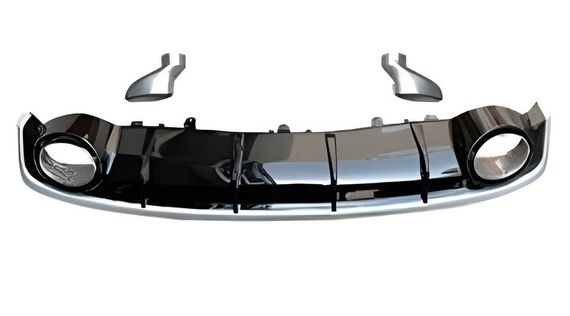 Задній дифузор з насадками RS-Style (2015-2018, Sport) для Ауди A7 рр