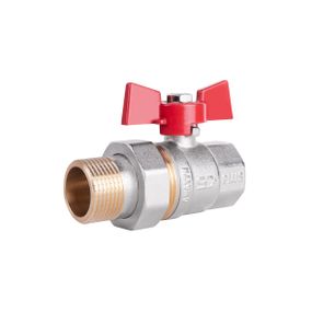 Кран кульовий "Американка" SD Plus 1" ВЗ прямий SD220NW25PN40