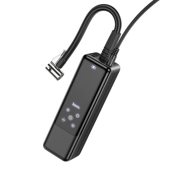 Автомобільний насос Hoco ZP5 May smart air pump Black | Зображення 2