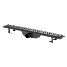 Лінійний трап Q-tap Dry FA304-700MBLA з сухим затвором 700 мм