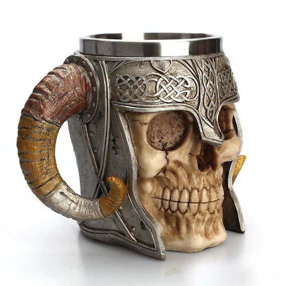 Кухоль Чашка Bikінг Inury 3D Неіржавка сталь | Зображення 5