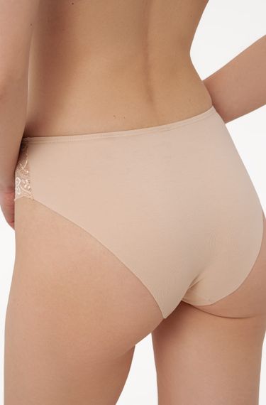 Трусики сліпи Luna Debora L5180T з мереживом Бежеві M | Зображення 2