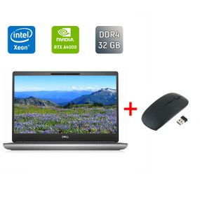 Мобильная рабочая станция Б-класс Dell Precision 7560 / 15.6" (3840x2160) IPS / Intel Xeon W-11855M (6 (12) ядер по 3.2 - 4.9 GHz) / 32 GB DDR4 / 512 GB SSD / nVidia RTX A4000, 8 GB GDDR6, 256-bit / WebCam / Windows 11 б/у + Подарок Беспроводная мышь