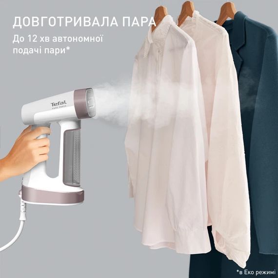 Відпарювач ручний Tefal Pure Force DT8720E0 1800 Вт білий | Зображення 3