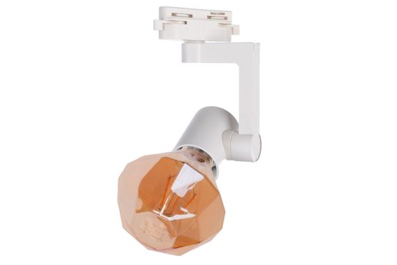 Светильник трековый поворотный под лампу KW-7 E27 WH | Зображення 1
