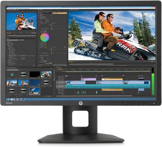Монитор HP Z24i / 24" (1920x1200) IPS / 1x DisplayPort, 1x DVI, 1x VGA, 5x USB 2.0 / VESA 100x100 / Pivot б/у | Зображення 1
