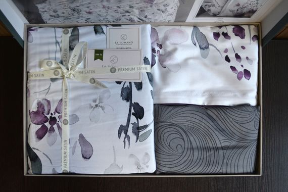 Постільна білизна La Romano Premium Satin 200×220 Delcina Grey | Зображення 6