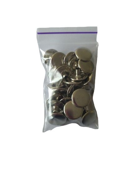 Застібка Альфа 15 мм Нікель 30 шт (213656) | Зображення 2