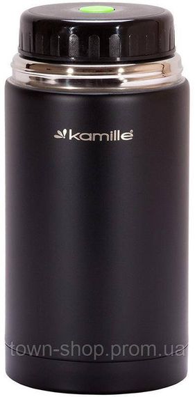 Термос пищевой Kamille Merikano 1000мл из нержавеющей стали KM-2093 | Зображення 1