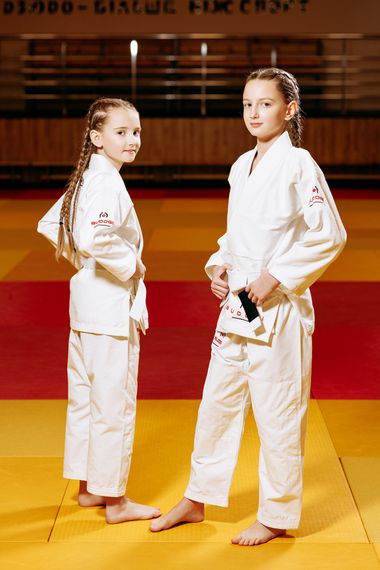 Біле дитяче кімоно для дівчаток, джиу-джитсу, TM BUDOGI, зріст 120 см, щільність 350 гр/м.кв. | Зображення 4