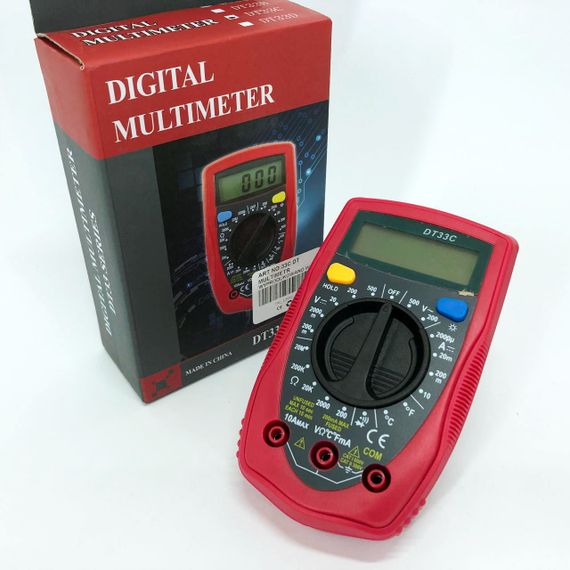 Качественный мультиметр 33 C DT DIGITAL, Мультиметр с защитой, SH-174 Тестеры электроизмерительные | Зображення 4