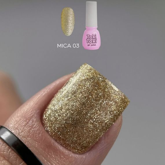 Гель-лак Toki-Toki Mica 03 (біле золото) 5мл