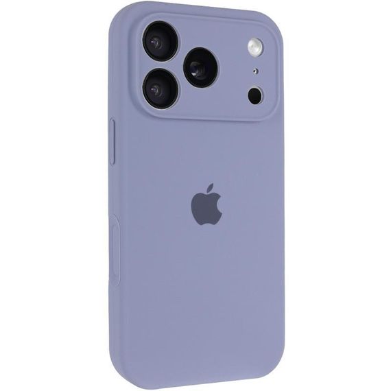 Чохол Silicone Case Full Camera Protective (AA) для Apple iPhone 17 Pro Max (6.9") Сірий / Lavender Gray