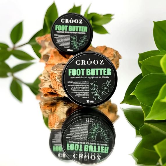 Интенсивный масляний бальзам от трещин на пятках Crooz Foot Butter 30мл | Зображення 1