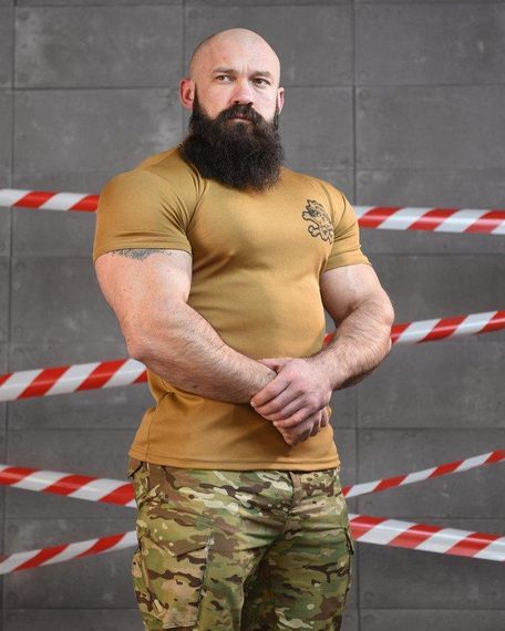 Тактична футболка потоотводящая SABUR ТРОН КАЙОТ ВТ6664 | Зображення 1