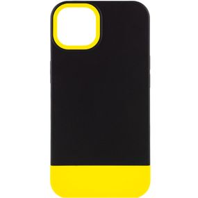 Чохол TPU+PC Bichromatic для Apple iPhone 12 Pro Max (6.7") Силікон, Black / Yellow