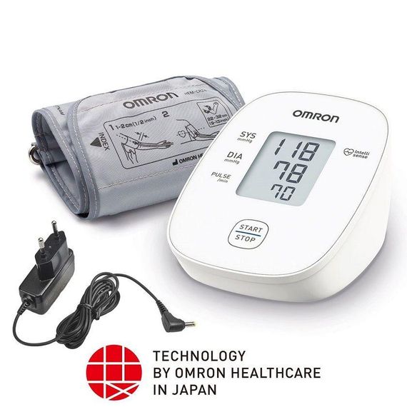 Тонометр Omron M1 Basic (HEM-7121J-AF) + адаптер автоматический на плечо гарантия 5 лет