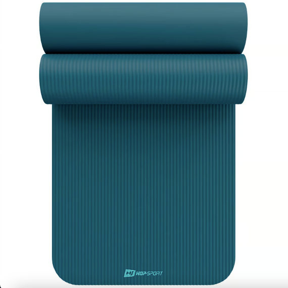 Коврик для йоги Hop-Sport HS-NB015GM NBR 1,5см темний морський